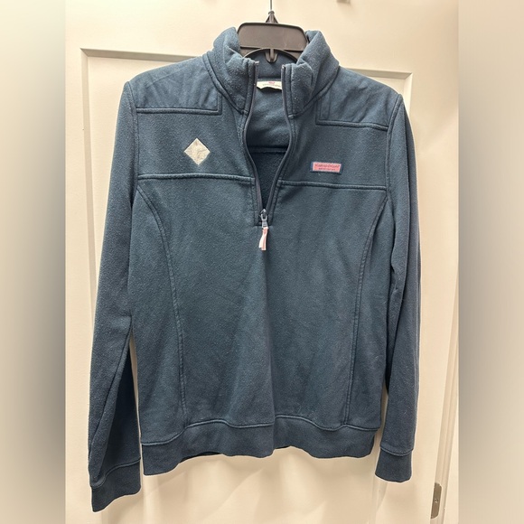 Vineyard Vines Navy Women’s Size M 1/4 Zip Sweatshirt - Picture 10 of 11